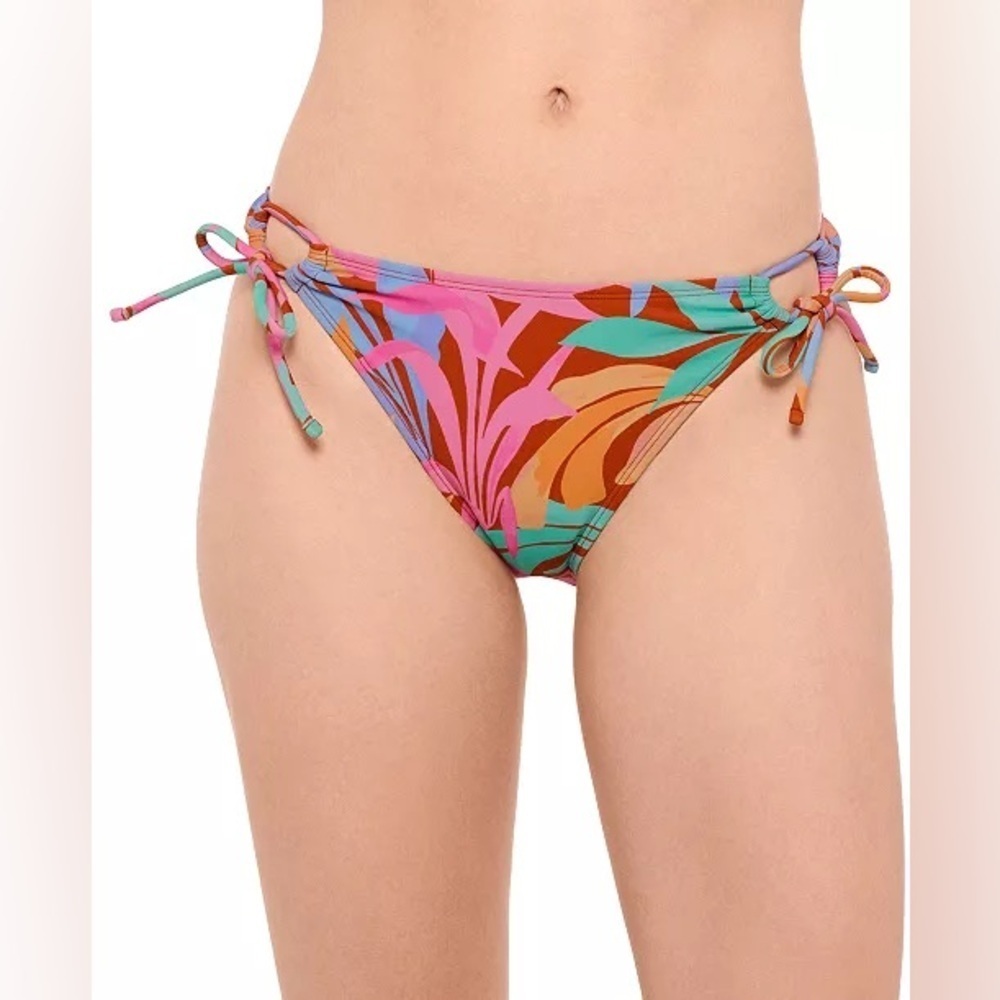 Salt + Cove Juniors Printed Side-Tie Bikini Bottoms XL NWT - Picture 1 of 4